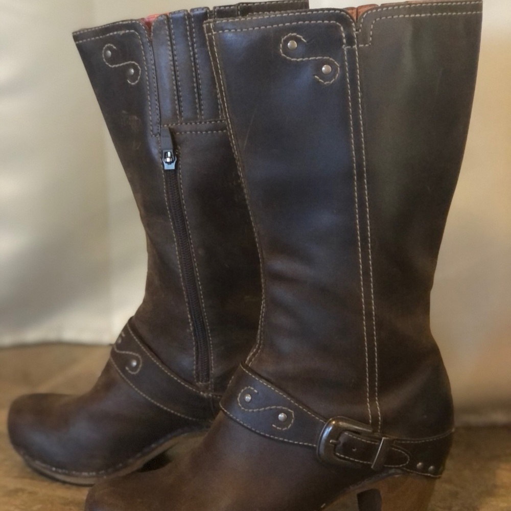 DANSKO Rylan Boots Dark Brown Western Style UK 40 - Picture 10 of 10